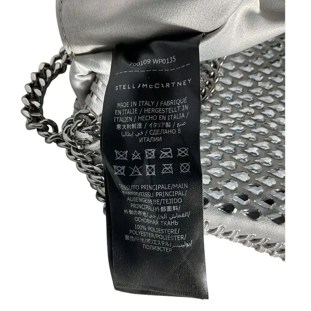 Stella Mccartney Embellished Silver Falabella Mini Bag - Picture 6 of 6
